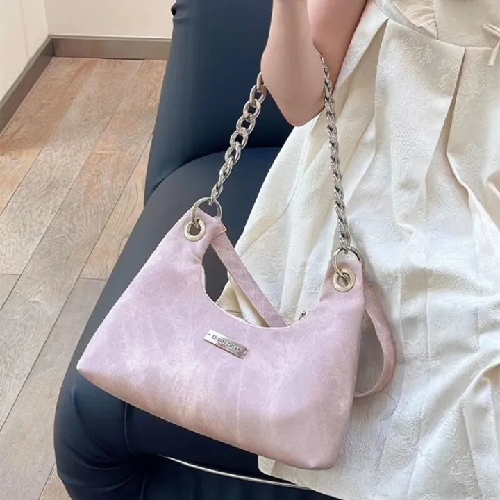 HAEX%20Fashion%20Design%20Women's%20Bag%202022%20Trend%20Korean%20Style%20Chains%20Ladies%20Underarm%20Shoulder%20Bags%20Daily%20Sac%20A%20Main%20Femme%20Shoppers%20-%20Image%204