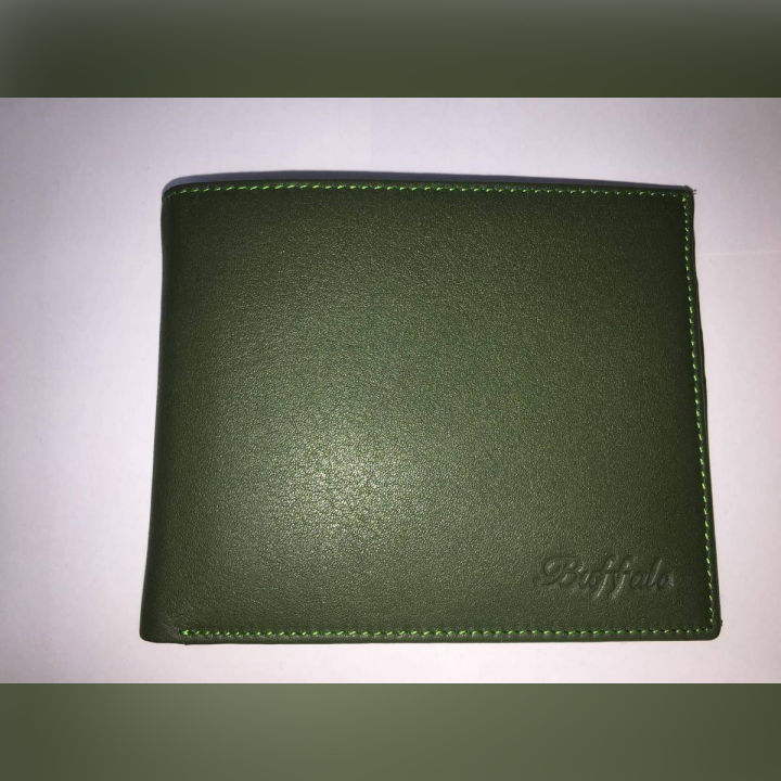 stylish genuin leather men wallet by buffalo