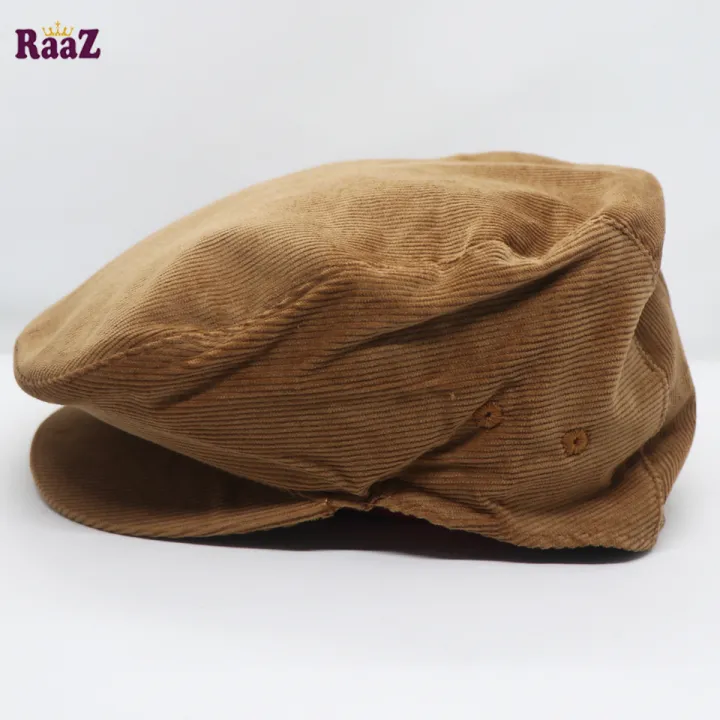 Brown%20Velvet%20Fabrics%20Newsboy%20Western%20Cap%20Hat%20-%20Image%202