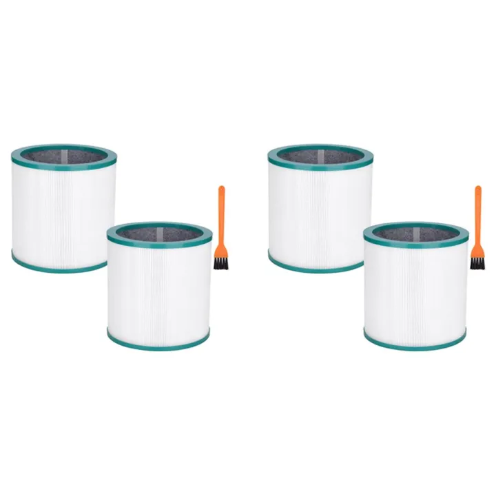 4Pack Replacement TP02 Air Purifier Filters for Dyson Pure Cool Link Models TP01, TP02, TP03, BP01, AM11 Tower Purifier