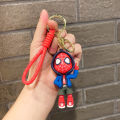 New creative Avenger, Spider-Man, Iron Man keychain, cartoon bag, pendant, children's personality keychain ring.