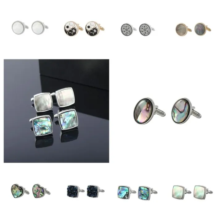 Formal%20Shell%20French%20Shirt%20Cufflinks%20Gradient%20Color%20Cuff%20Button%20Men%20Cufflinks%20Shirt%20Cuff%20Link%20Fashion%20Jewelry%20Geometric%20Cufflinks%20Father's%20Day%20-%20Image%204
