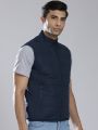 Pantoneclo Premium Quality Multicolor Men's Padding Sleeveless Jacket. 