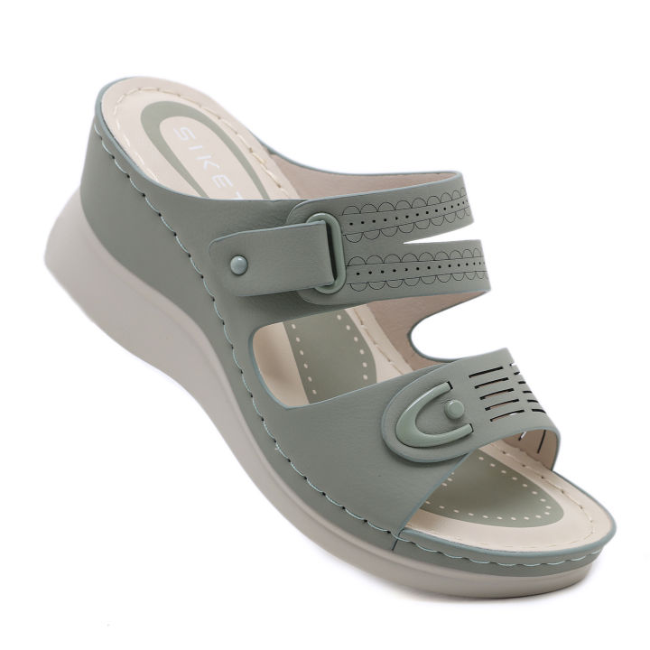 Summer Women Platform Slippers Fashion Retro Casual Beach Shoes Female Orthopedic Sandals Peep Toe Comfort Sandalias De Mujer