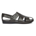 Apex Dark Brown Leather  Sandal For Men. 