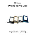Sim Slot Card Tray Holder For iPhone 12 Pro Max Replacement Parts.