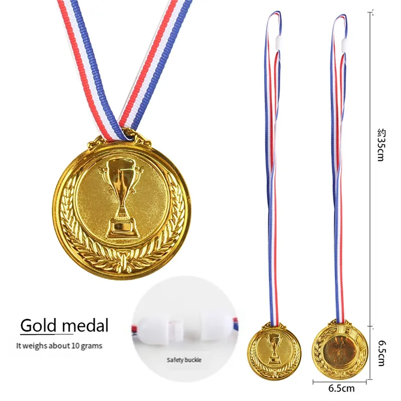 Trophy 3 Medals, Gold, Silver, Bronze, Winners Medal with Ribbon 1st ...