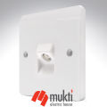 MK Made in UK LOGIC PLUS TV Dish Satellite Television Switch Socket. 