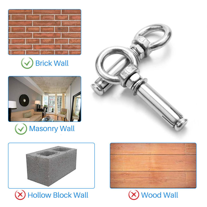 5Pcs%20M8%20x%2060mm%20Expansion%20Bolt%20304%20Stainless%20Steel%20Expansion%20Eyebolt%20-%20Image%206