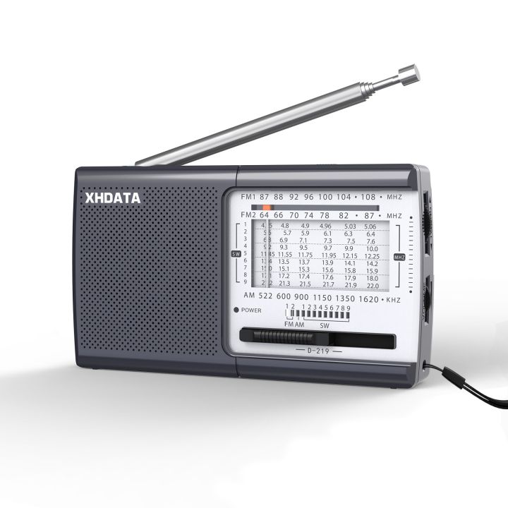 XHDATA%20D219%20Portable%20AM,%20FM,%20Shortwave%20Radio%20Excellent%20Signal%20Reception%20Capacity%20and%20Crystal%20Clear%20Sound%20Quality.%20Best%20For%20Short%20Wave%20Lover.%20High%20Sensitivity%20Shortwave%20Pocket%20Radio.%20Xhdata%20D219%20International%20Brand%20Radio%20(Gray/Silver)%20-%20Image%204