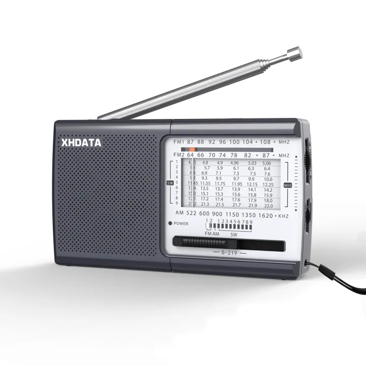 XHDATA%20D219%20Portable%20AM,%20FM,%20Shortwave%20Radio%20Excellent%20Signal%20Reception%20Capacity%20and%20Crystal%20Clear%20Sound%20Quality.%20Best%20For%20Short%20Wave%20Lover.%20High%20Sensitivity%20Shortwave%20Pocket%20Radio.%20Xhdata%20D219%20International%20Brand%20Radio%20(Gray/Silver)%20-%20Image%204