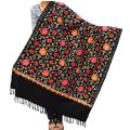 Kashmiri Poshmina Shawl (কাশ্মীরি চাদর)-Heavy Embroidery Work. 