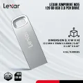 Lexar JumpDrive M35 128GB USB 3.0 Pen Drive with Durable Metal Design - With Key Chain Hole - PC/Mac Compatible. 