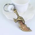 God of War Ragnarok Keychain Kratos Leviathan Axe Blades of Chaos Key Chain Pendant Keyring Gift.