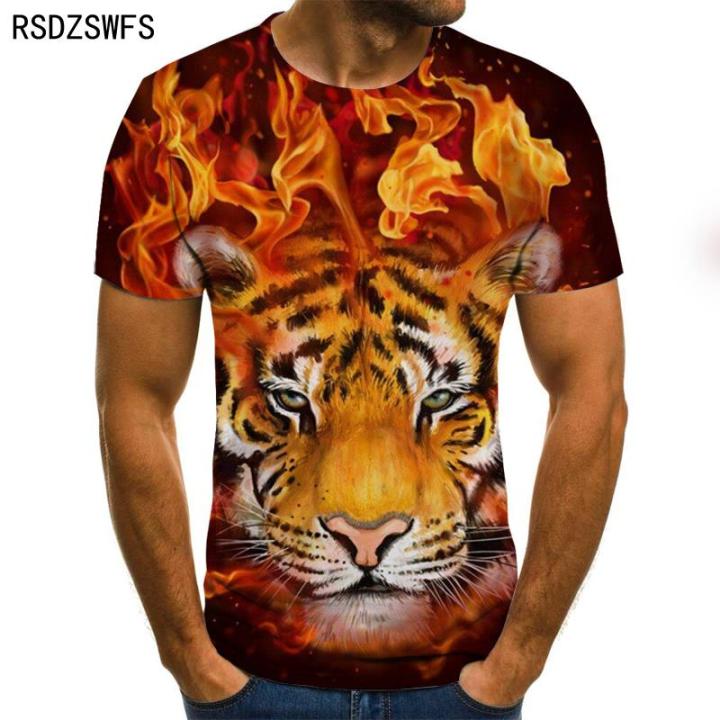 3D%20printe%20Animal%20tiger%20Lion%20face%20man%20's%20T-%20Tshirt%20New%20loose%20lion%20casual%20majestic%20summer%20fashion%20shirt%20Harajuku%20oversized%20t%20shirt%20-%20Image%202