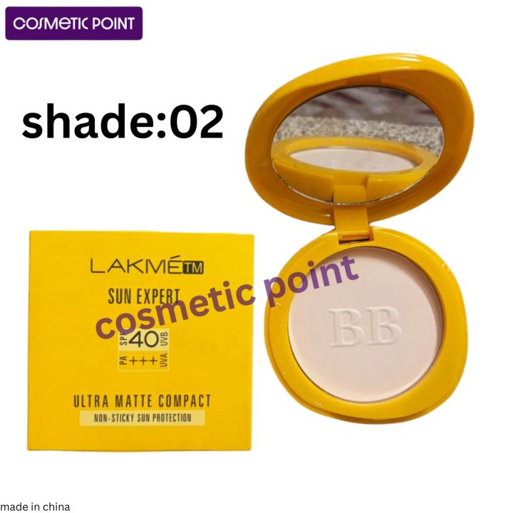 Lakme Sun Expert Ultra Matte SPF 40 PA+++ Compact (shade 02)