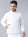 Pantoneclo Premium Quality Men's Padding Jacket - Smoke Green & White.