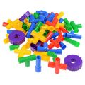 Kids Totally Tubular Pipes & Spout S.T.E.A.M. Manipulative's Building Block Set (About 35-40 pcs), Interlocking Educational Sensory Learning Toys for Children - Multicolor.