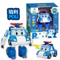 Genuine Shapeshifting Police Car Polley Toy Shapeshifting Robot Roy Fire Truck Ambulance POLI Rescue Team.