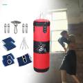PU Punching Bag with Chain Hanging Unfilled Bag for Home Gym Karate.