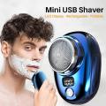 USB Mini Shave Pocket Size Portable Electric Shaver Rechargeable Razor Men. 