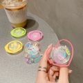 INS Korean Cute Rabbit Transparent Phone Grip Tok Griptok Holder Ring For iPhone 15 Accessories Lovely Phone Stand Socket Holder.