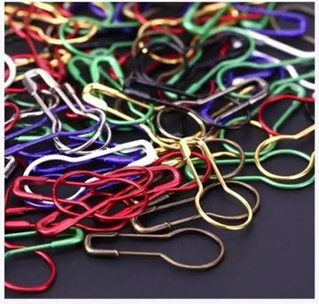 Hijab Pin For Women 100-pcs Multicolor Small Size Metal Coilless Hijab Safety Pins