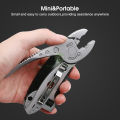 MAYTTO Pliers Multitool 8 In 1 Tools Set Multi-function Pliers Portable Pliers Folding Pliers Knife Wire Cutter for Outdoor Adventure Hunting Camping Hiking Stainless Steel Pliers with Safety Lock. 