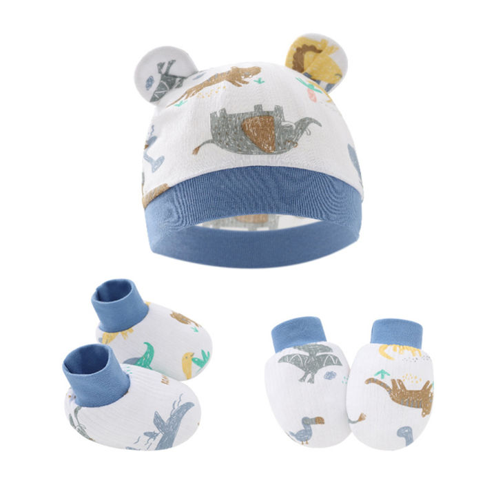%E3%80%90In-Stock%E3%80%91%203pcs%20Newborn%20Baby%20Hat%20Mitten%20Booties%20Set%20Cartoon%20Printing%20Infant%20Beanie%20Cap%20Mittens%20Set%20For%200-6%20Months%20Baby%20-%20Image%208