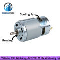 775 Motor With Dual Bearing - DC 12V Use For Hand Drill Machine, Grinding Machine, Car Wash Pump, Water Pump - dc motor.
