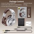 OneOdio A71 Wired Over Ear Headphones, Studio Headphones with SharePort, Professional Adapter-Free Monitor Recording & Mixing Headphones with Stereo Sound for Electric Drum Piano Guitar Amp (Brown). 