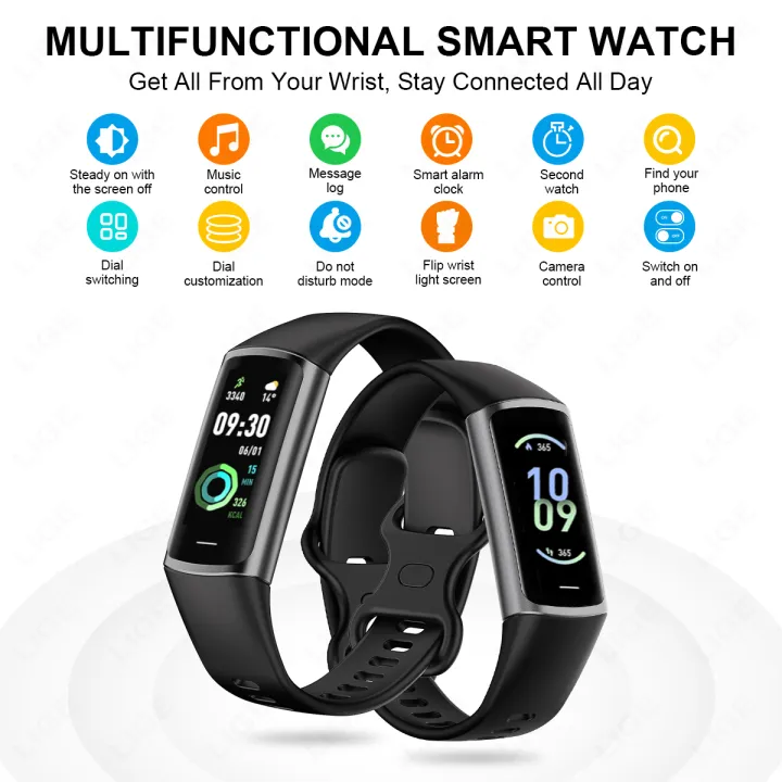 LIGE%201.1%20inch%20Sport%20Smart%20Bracelet%20Fitness%20Tracker%20for%20Man%20Women%20Band%20Waterproof%20Connected%20Tracker%20Smartwatch%20for%20Xiaomi%20Huawei%20-%20Image%206