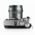 TTArtisan 17mm F1.4 35mm F1.4 50mm F1.2 APS-C manuel odak titanyum gri portre fotoğrafçılığı Lens için Sony E Fuji X Canon M M43.