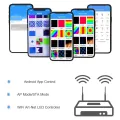 SRIWEN SP801E Wifi Art-Net LED Controller LED Matrix Panel Module WS2812B WS2811 Light Strip Wireless Control DC5-24V. 