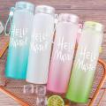 Hello Master Glass Drinking water Bottle 480ml-Water Bottle - Colour Blue. 