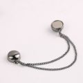 New Magnetic Scarf Safty Pins with Tassel Chain Brooches for Women No Hole Muslim Hijab Scarf Buckle Pin Luxury Accessories. 