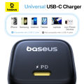 Baseus GaN Charger 45W PD Adapter For Iphone 1516 Series Macbook PicoGo GaN6 Pro Fast Charger US -blue.