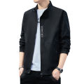 Men's Casual Jacket Coat Autumn and Winter New Korean Style Fashion Brand Handsome Workwear Fleece-lined Thickening Stand Collar Men's Jacket.