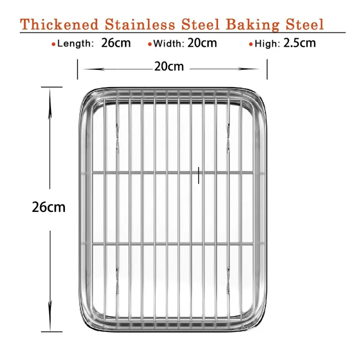 HAOEN%2010%20Inch%20Toaster%20Oven%20Tray%20and%20Rack%20Set,%20Small%20Stainless%20Steel%20Baking%20Pan%20with%20Cooling%20Rack,Dishwasher%20Safe%20Baking%20Sheet%20-%20Image%203