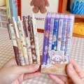 6Pcs/set 0.5mm Neutral Pen Korean Style Simple Cute Super Cute Creative Ins Style Student Black Pen Office Stationery.