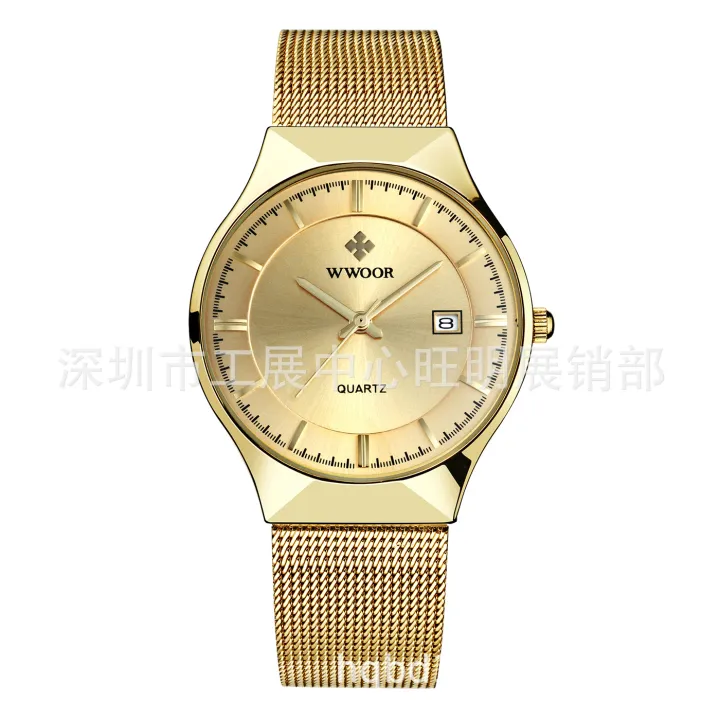 WWOOR%20/Grasp%20Love%208016%20Waterproof%20Personalized%20Mesh%20Watch%20Neutral%20Ultra%20thin%20Quartz%20Watch%20Calendar%20Watch%20-%20Image%204