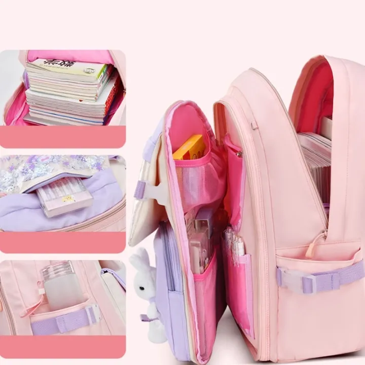 Kids%20Backpack%20Cute%20Girls%20Bookbag%20Lightweight%20School%20Bag%20for%20Elementary%20Students%20Women%20Travel%20Back%20Pack%20Sequins%20Decor%20-%20Image%208