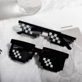 【KuaKe Mall】（NEW）Thug Life for TikTok - Square Triangle Cool Viral Sunglasses Nicedays New Glasses Anime Sunglasses My World Fashion Personality Pixel Sunglasses. 