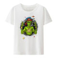 Alien Gangster Rapper Classic Modal Hip-hop Street Fashion Hipster T-Shirts Creative Novelty Trend Cool Streetwear.