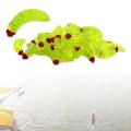 50 Pieces 1inch Maggot Baits Bread Worm Fishing Lure Plastic Fresh Water Fishing Bait. 