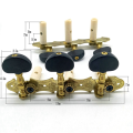 3X Left Right Classical Guitar String Tuning Pegs Machine Heads Tuners Keys 3L3R Professional Guitar Accessories,Black. 