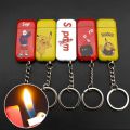 anime peripheral kawaii cartoon windproof lighter key chain pendant creative lighter gift. 