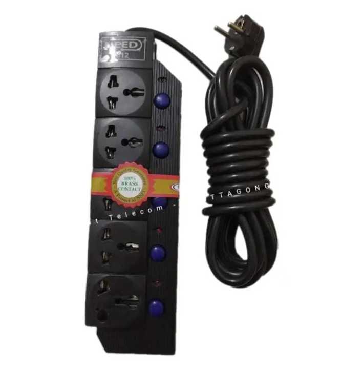 Multi%20plug%20Black%205%20Point%203%20pin%20Socket%20Best%20Quality%20Multi%20Plug%20Socket%20With%20Switch,%20Model%20:%20S-512%20-%20Image%203