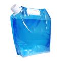 Portable Folding Collapsible Handheld 5/10 Liter Outdoor Drinking Water Bag. 