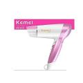 Kemey Km6833 Cool And Hot  Electric Foldable Hair Dryer For Women - Hair Dryer. 
